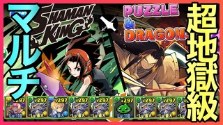 【パズドラ】シャーマンファイト本戦超地獄級をディオスでマルチ【木軽減】