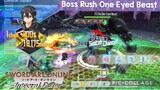 Sword Art Online Integral Factor: Boss Rush One Eyed Beast with Party
