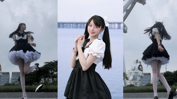 【Xiao Shi】I'm so sorry for being so cute! ❤️（*/∇＼*）Seaside home dance