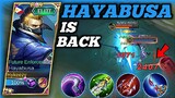 HAYABUSA IS BACK TO META! | Mobile Legends