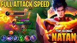 META GOLDEN STAFF!! NATAN FULL ATTACK SPEED - Mobile Legends [ Pro Player Natan Gameplay ] crush