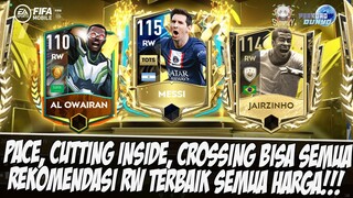 RW TERBAIK!! REKOMENDASI POSISI RW AHLI CROSSING + PACE TINGGI FIFA MOBILE | FIFA MOBILE INDONESIA