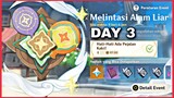 MELINTASI ALAM LIAR DAY 3 | PRIMOGEM GRATIS GENSHIN IMPACT