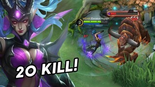 KARINA ROLE JUNGLER DATENG TINGGAL SECURE KILL!! - Mobile Legends Indonesia