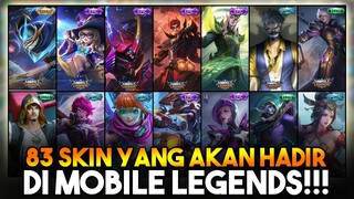 NEW 2 LEGEND SKIN!! ALL UPCOMING SKIN & REVAMP HERO IN MOBILE LEGENDS!!