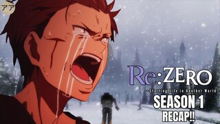 Return by Death : Re:Zero Season 1 Recap