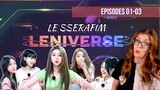 LE SSERAFIM:  Reaction to Leniverse Episodes 01-03 (Patreon Upload)