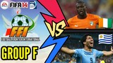 FIFA 14: FFI World Cup 2023 | Côte d'Ivoire VS Uruguay (Group F)