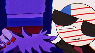 新人第一次画meme 请见谅          美俄countryhumans  是看洦车长老师的meme有了灵感 感谢老师让我找了首那么适合美俄的歌