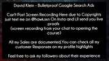 David Klein - Bulletproof Google Search Ad  scourse download