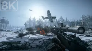 Battle of the Bulge / Ardennes Forest｜Immersive Cinematic Gameplay｜Call of Duty WW2 - 8K