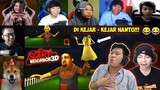 Reaksi Gamer Ngeprank Pacarnya Miss T Di Kejar - Kejar Hantu, KOCAK ABIS!!! 😂 | Scary Neighbor 3D