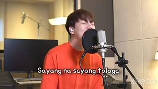 korean singer minje kwon singing sayang na sayang with aegis