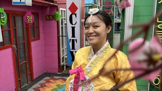 PAKE HANBOK KOREA DI KOTA BATU MALANG - FLORAWISATA SANTERA. THEME PARK INDAH & MURAH!