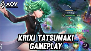 AOV : KRIXI/TATSUMAKI GAMEPLAY | THE TATSUMAKI SKIN IS ON RESALE - ARENA OF VALOR