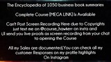 The Encyclopedia of 1050 business book summaries Course Download