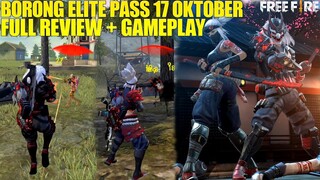 ELITE PASS 17 BULAN OKTOBER FULL REVIEW + GAMEPLAY! TAS & LOOT BOX NYA KEREN PARAH! FREE FIRE