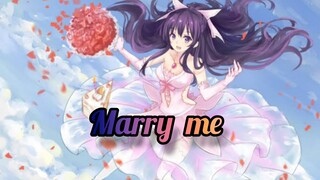 marry me lyrics girl version