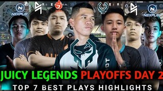 TOP 7 PLAYS HIGHLIGHTS JUICY LEMON PLAYOFFS DAY 2