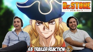 Dr. STONE Season 3 | Official Trailer REACTION