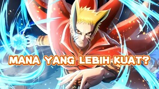 siapa yang lebih kuat jika naruto baryon mode vs Shimon gerbang ke 8 guru guy bertarung ?