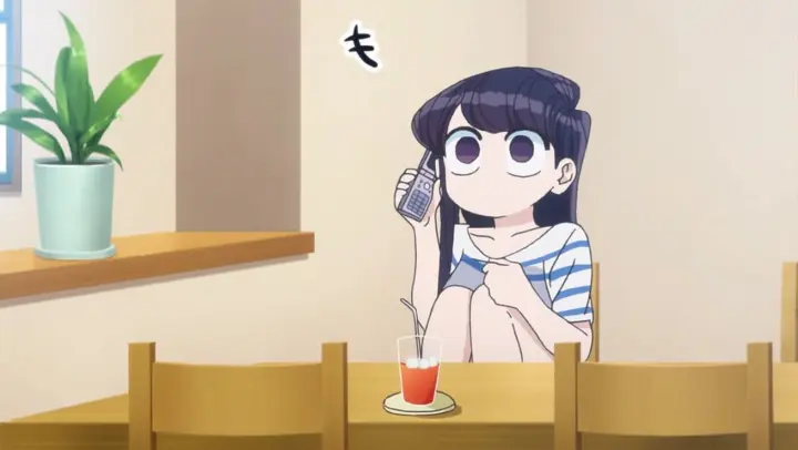 [Anime][Komi Can't Communicate]Waiting For Her Honey's Phone Call