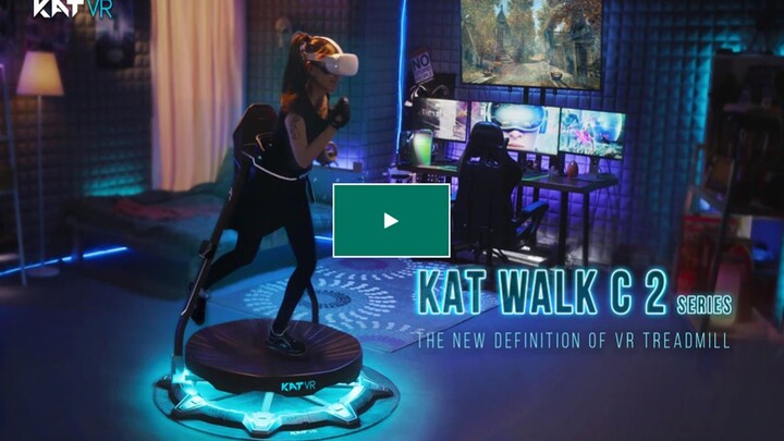 Kickstarter百万美元众筹项目 | KAT Walk C2，专为游戏玩家设计的VR游戏跑步机