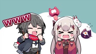 【ぷちさんじ】The female college student who tries her best to recycle ◯◯FLAG【Manga】