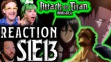 PLUG THAT HOLE!!! // Attack on Titan S1E13 REACTION!!!