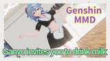 [Genshin MMD] Ganyu invites you to drink milk