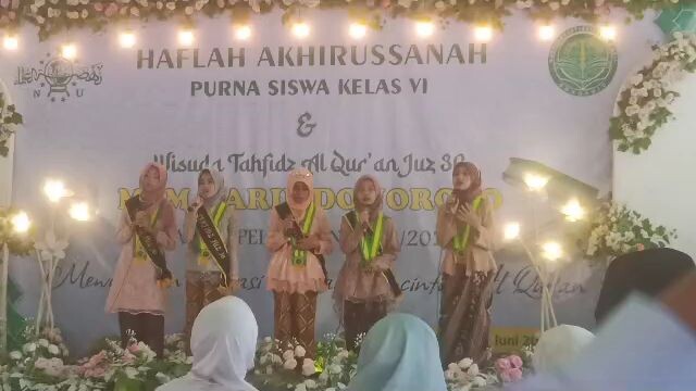 wisuda kelas 6 , MI Ma'arif Donorojo....