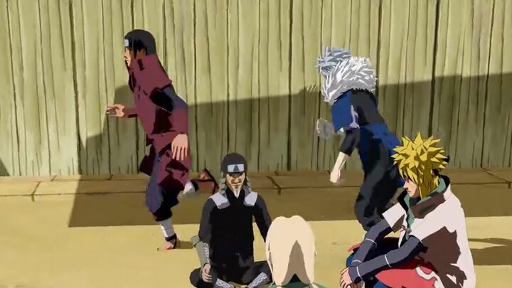 นารูโตะทำผ้าเช็ดหน้าหล่น