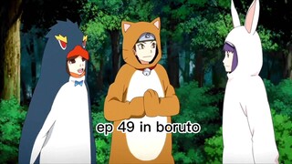 ep 49 in boruto🐰🐰☺️ ep 49 in naruto 💀💀💀