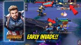 EASY WIN! THIS EARLY INVADE AND ROTATION MAKE YOU WIN WITH CAPTAIN AMERICA | CAPTAIN AMERICA MSW