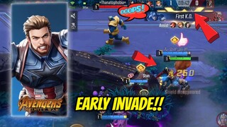 EASY WIN! THIS EARLY INVADE AND ROTATION MAKE YOU WIN WITH CAPTAIN AMERICA | CAPTAIN AMERICA MSW