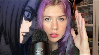 Reading Eren's Brainwashing Speech in Japanese ASMR || fabric scratching,aot names,tapping, rambling