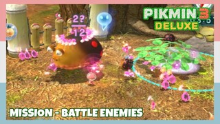 Twilight Hollow Platinum Medal 100% (Battle Enemies - Side Mission) Pikmin 3 Deluxe