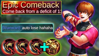 DYRROTH NEW BUILD? | EPIC COMEBACK GLOBAL DYRROTH BEST EMBLEM & BUILD MLBB