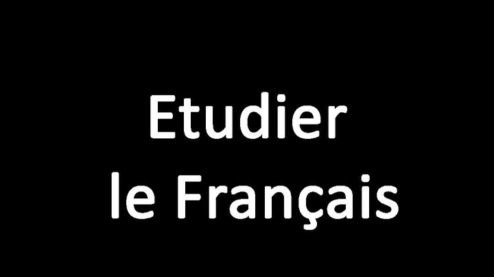 Les étapesde l'étude du français