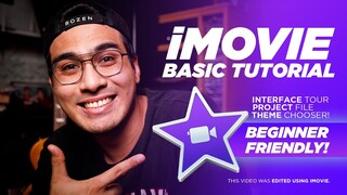 iMovie Tutorial for BEGINNERS! | How to create a Project File and Interface Tour in TAGALOG!