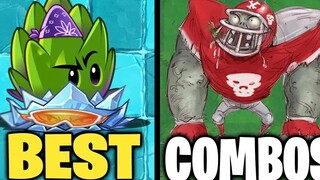 PvZ 2 随机配对植物使用叶绿素 5 次 vs 100 个现代全明星僵尸 - 哪支队伍更强？