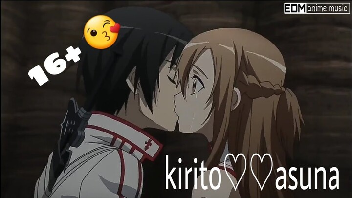 ☆Anime trò chơi sinh tử☆ kirito♡asuna | edm cold gây nghiện