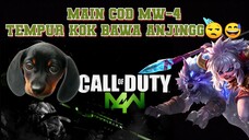 MAIN GAME CALL OF DUTY MW-4 PASUKAN MUSUH KOK BAWA ANJING...WKWKWKWK