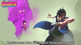 Kawaki Syok Sarada Mengamuk Memakai Tehnik Powerfull Susano - Duel Hebat Memakai Mangekyou Sharingan