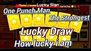 One Punch Man Update | Lucky Draw in One Punch Man The Strongest