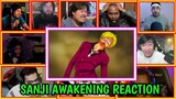 SANJI AWAKENING HIS GERMA POWER REACTION | ONE PIECE EPISODE 1053 REACTION MASHUP