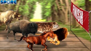 Modern vs Prehistoric Animal Wild Race 2 | SPORE