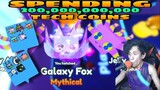 Spending 200,000,000,000 Tech Coins For Mythical Galaxy Fox In Pet Simulator X | Roblox