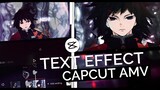 Text Effects Like 6ft3 / After Effects || CapCut AMV Tutorial