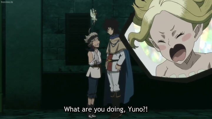 Yuno's wind spirit - sylph Bell being jealous